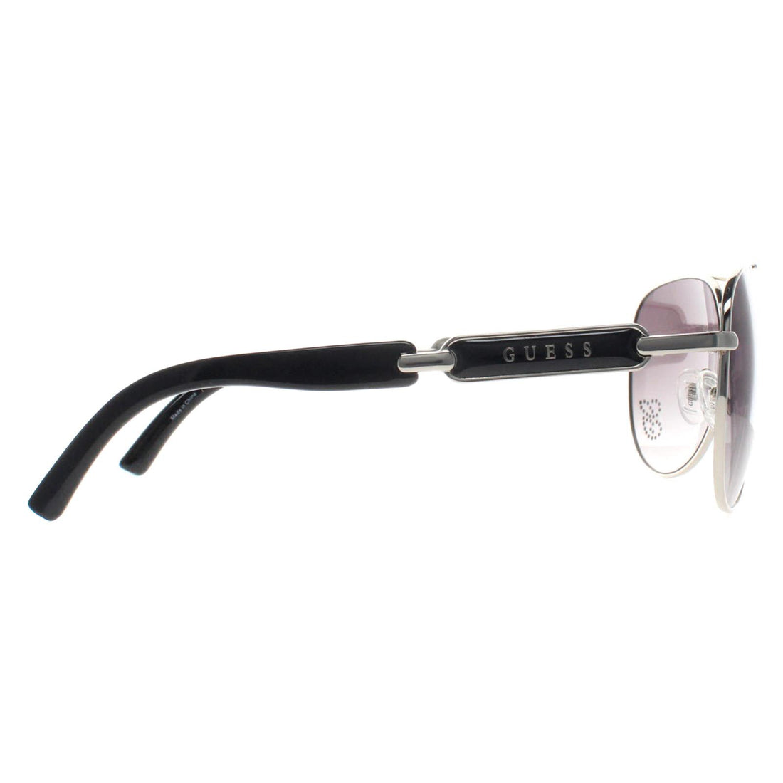 Guess Sunglasses GU7295 Q87 Silver Smoke Gradient