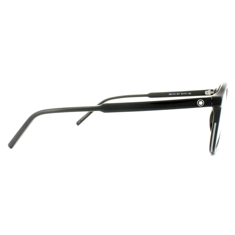 Mont Blanc Glasses Frames MB0613 001 Shiny Black