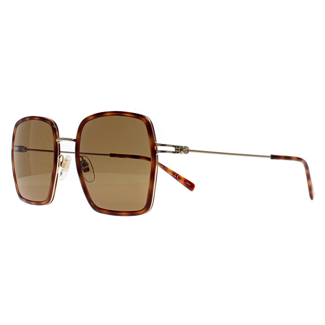 Gucci Sunglasses GG1848S 002 Havana Gold Brown