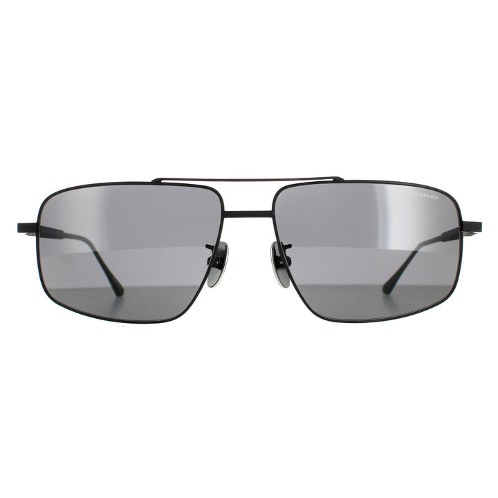 Chopard SCHF21M Sunglasses Semi Matte Black Smoke Polarised