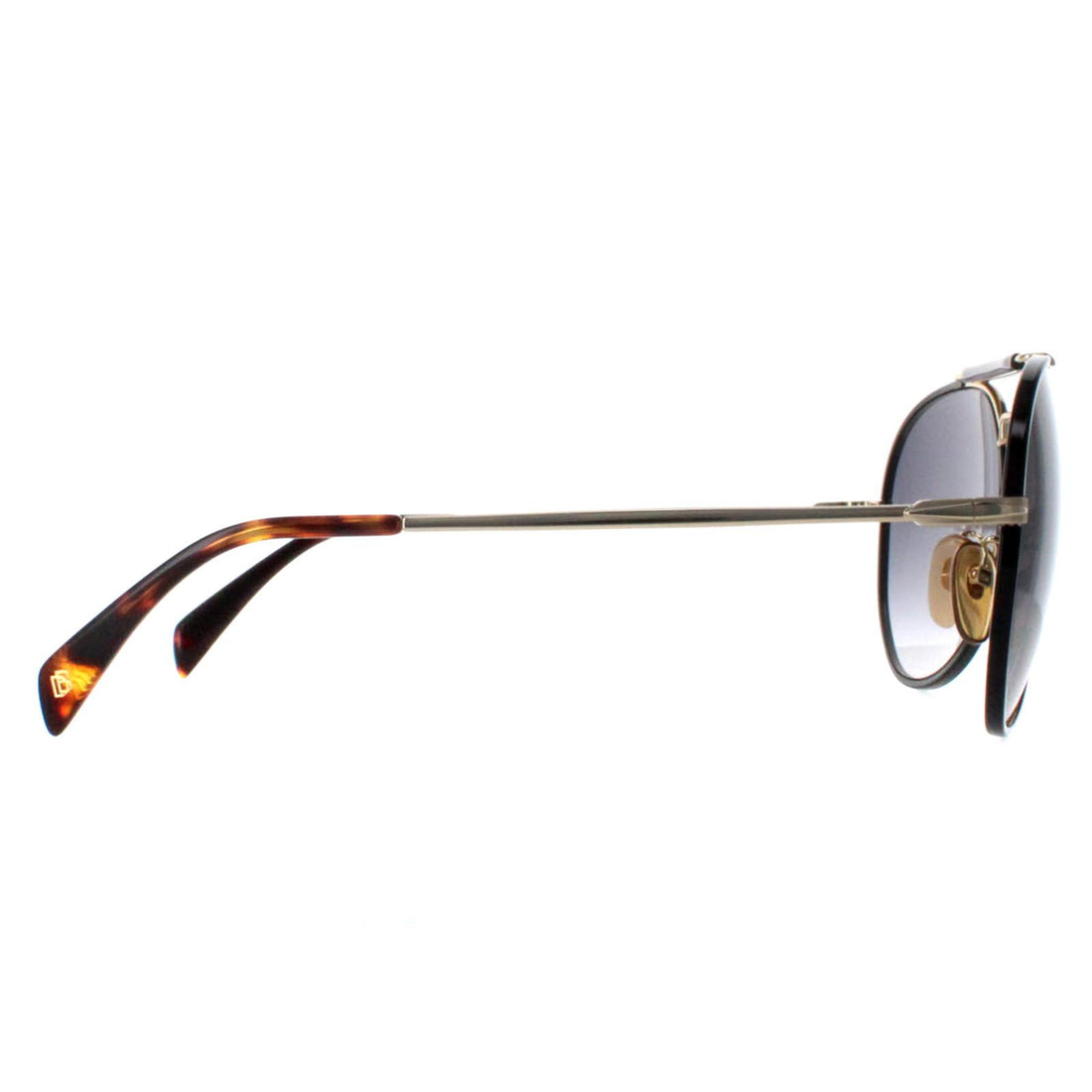David Beckham Sunglasses DB7003/S J5G 9O Black Gold Grey Gradient
