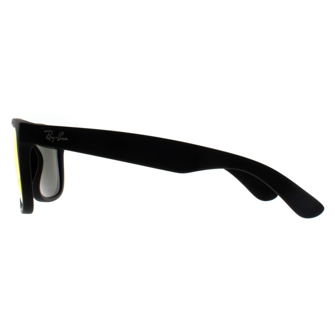 Ray-Ban Sunglasses Justin 4165 622/6Q Rubber Black Red Mirror