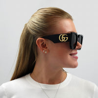 Gucci Sunglasses GG0956S 003 Black Grey