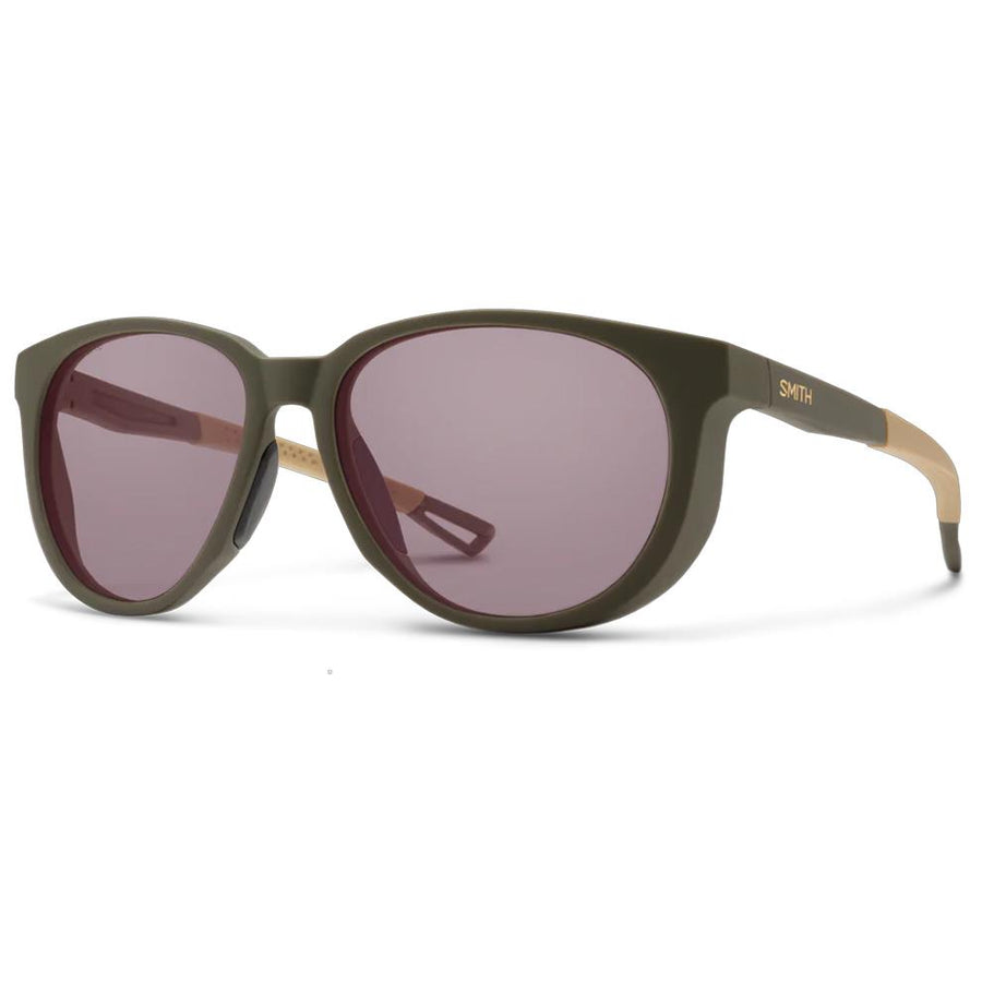 Smith Sunglasses Seeker DLD EI Matte Forest ChromaPop Low Light Rose ...