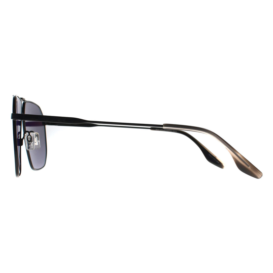Quiksilver Sunglasses QS3009 MBLK Matte Black Blue Mirrored