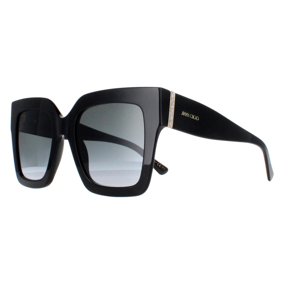 Jimmy Choo Sunglasses EDNA/S 807 9O Black Grey Gradient