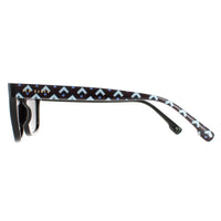 Ted Baker Sunglasses TB1455 Dane 011 Polished Black Patterned Grey