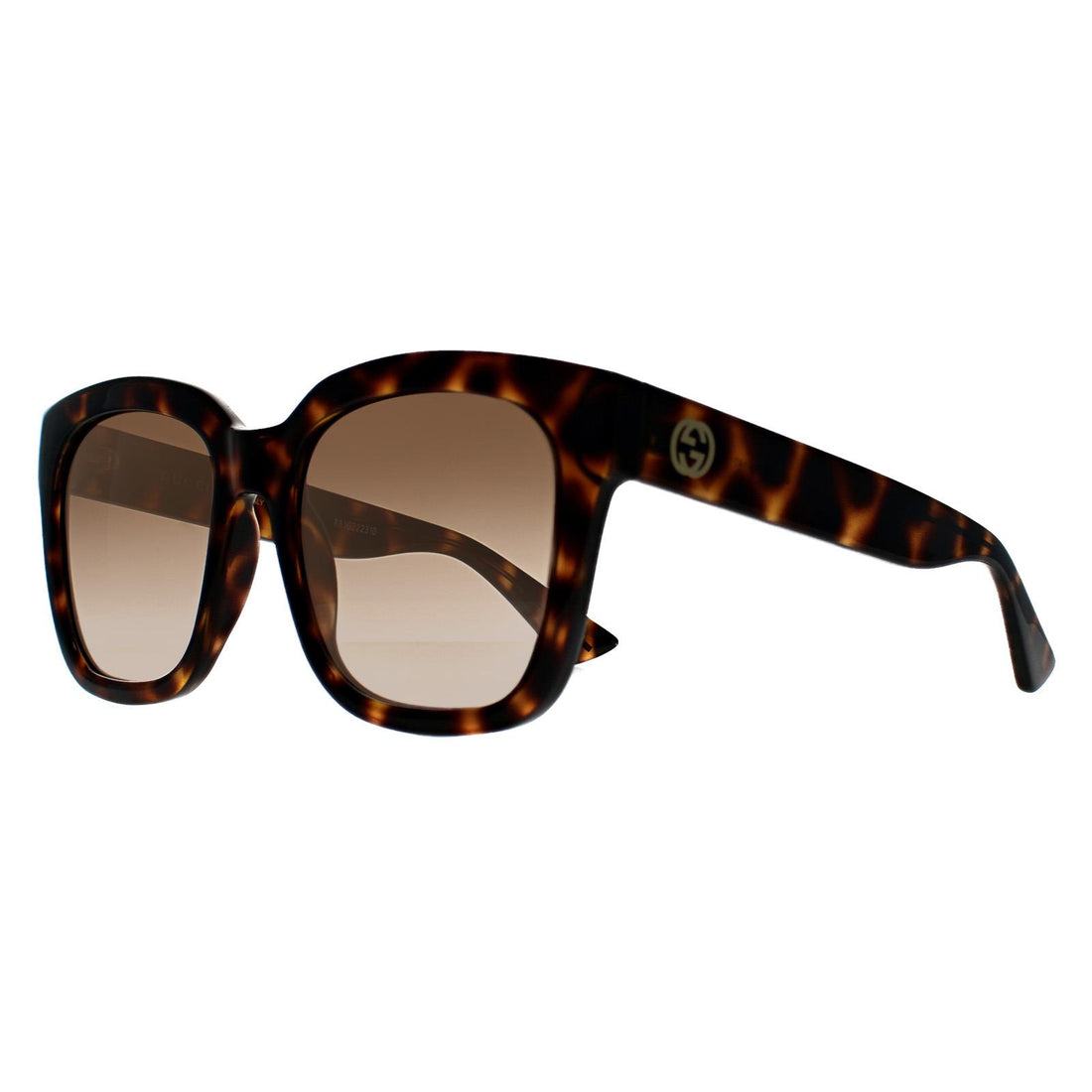 Gucci Sunglasses GG1338S 003 Shiny Spotted Havana Brown Gradient