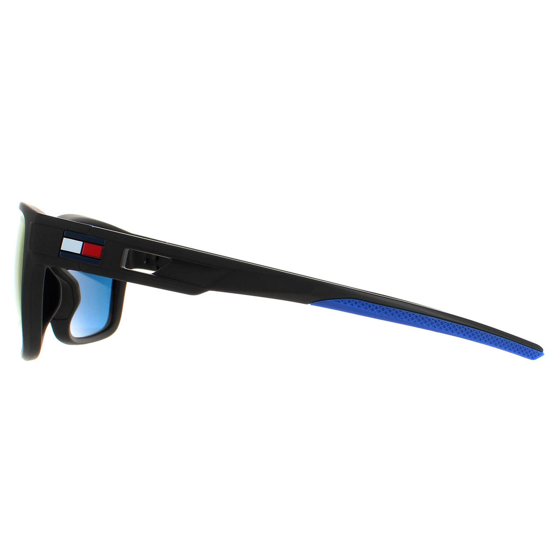 Tommy Hilfiger Sunglasses TH 1952/S 0VK MI Matt Black Blue Orange Mirror