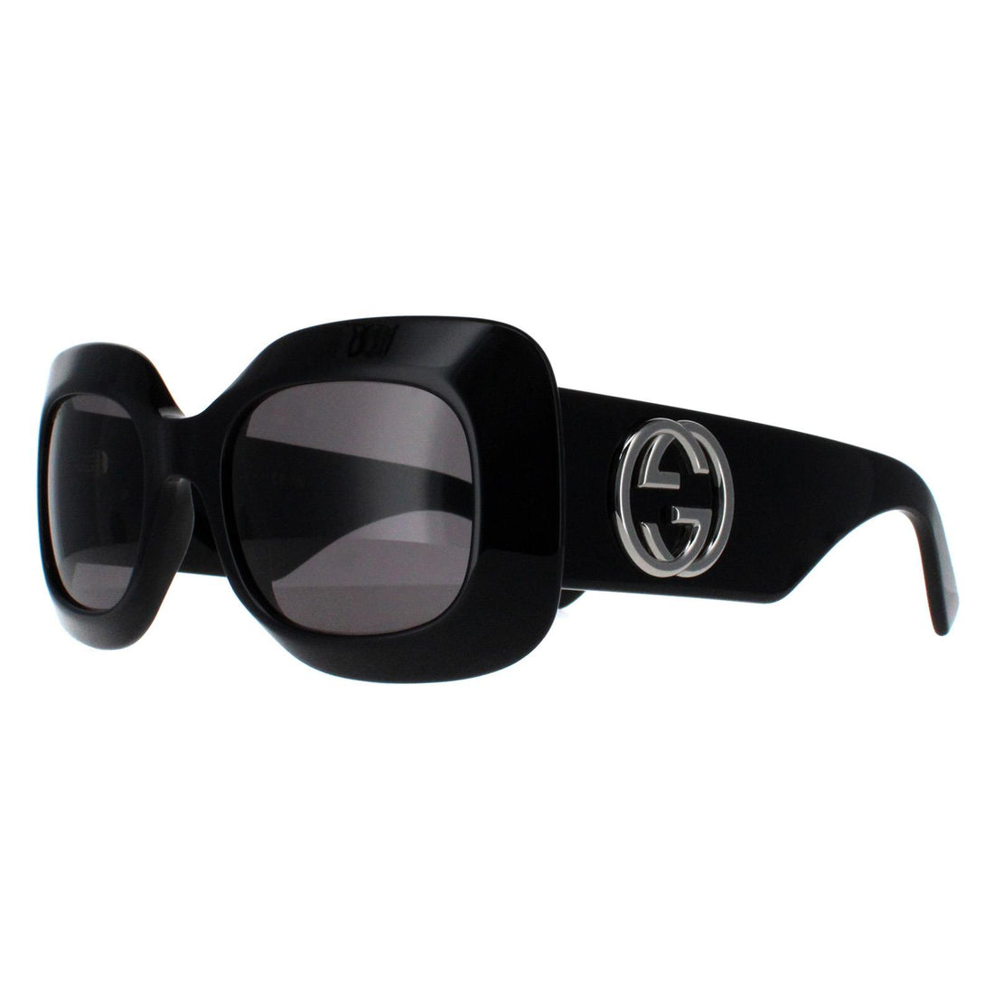 Gucci Sunglasses GG1695S 001 Black with Silver Grey