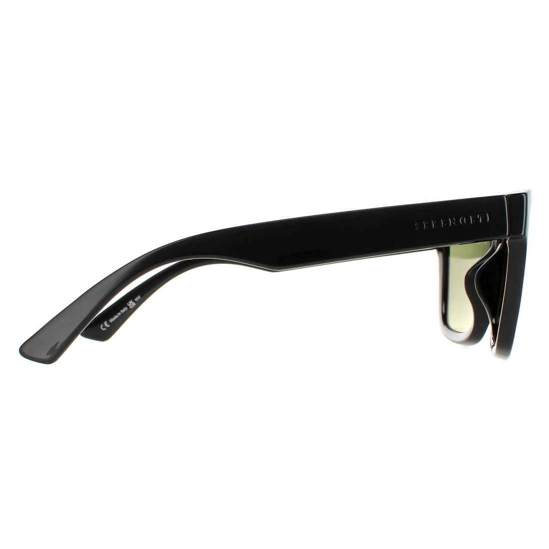 Serengeti Sunglasses Rolla SS537005 Shiny Black Saturn Polarized 555nm