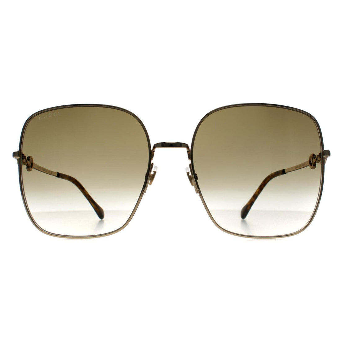 Gucci Sunglasses GG0879S 002 Gold Brown Gradient