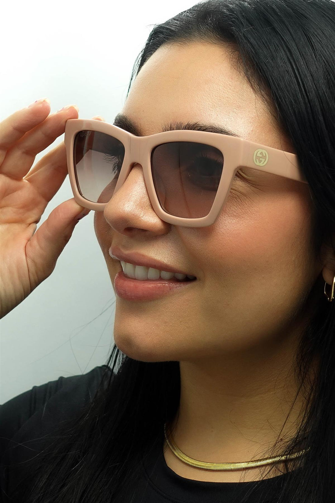 Gucci Sunglasses GG1714S 005 Pink Brown Gradient