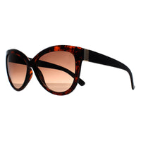 Seksy Sunglasses N2806 B Transparent Red Havana Brown Gradient