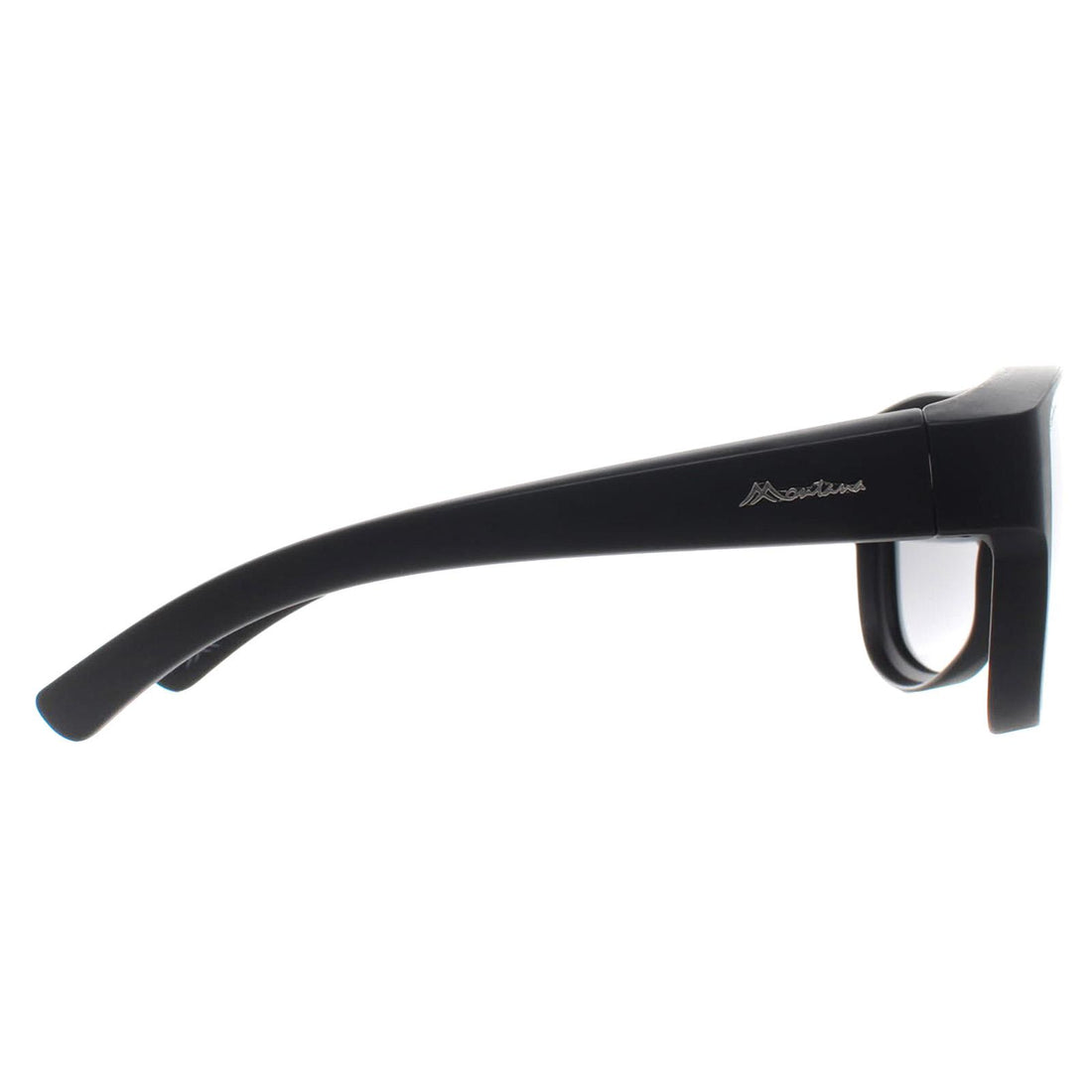 Montana Fit Over Glasses Sunglasses FO6 Matte Black Smoke Polarized