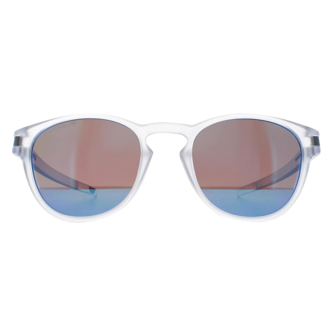 Oakley Sunglasses Latch OO9265-65 Matte Clear Prizm Sapphire Polarized