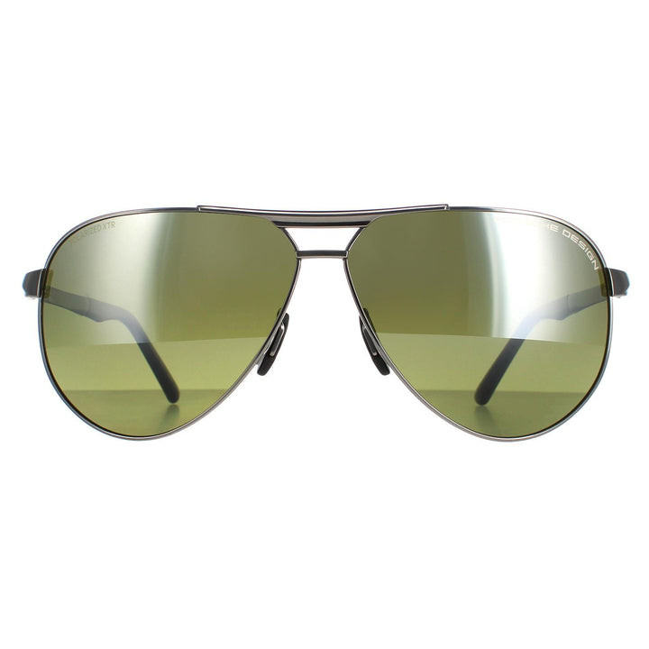 Porsche Design Sunglasses P8649 I Gunmetal Green Polarized