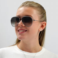 Bally Sunglasses BY0024-D 08K Gunmetal Grey Gradient