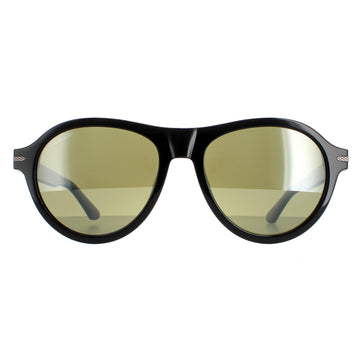 Serengeti Sunglasses Danby SS527001 Matte Black Mineral Polarized Green 555nm