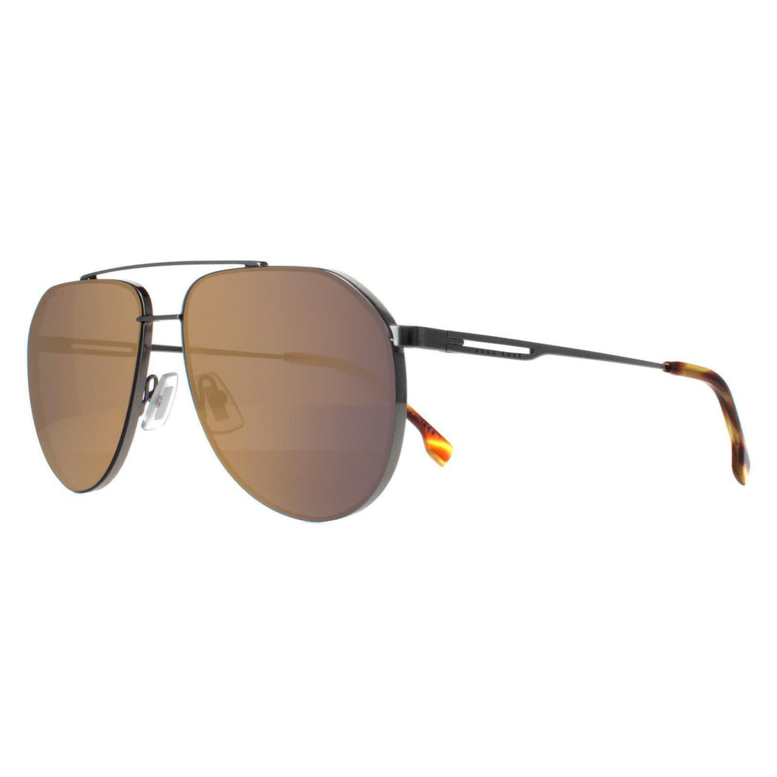 Hugo Boss Sunglasses BOSS 1326/S 6C5 Ruthenium Brown Gold Mirror