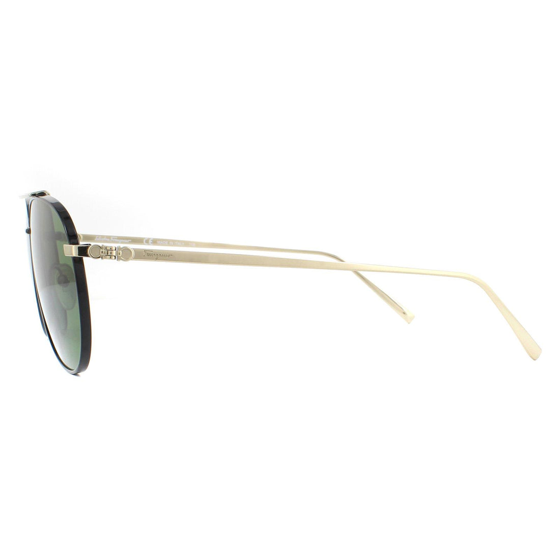 Salvatore Ferragamo Sunglasses SF201S 733 Gold Green