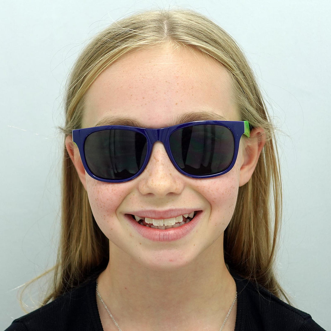 Smarty Sunglasses X2133 C Blue Neon Green Grey