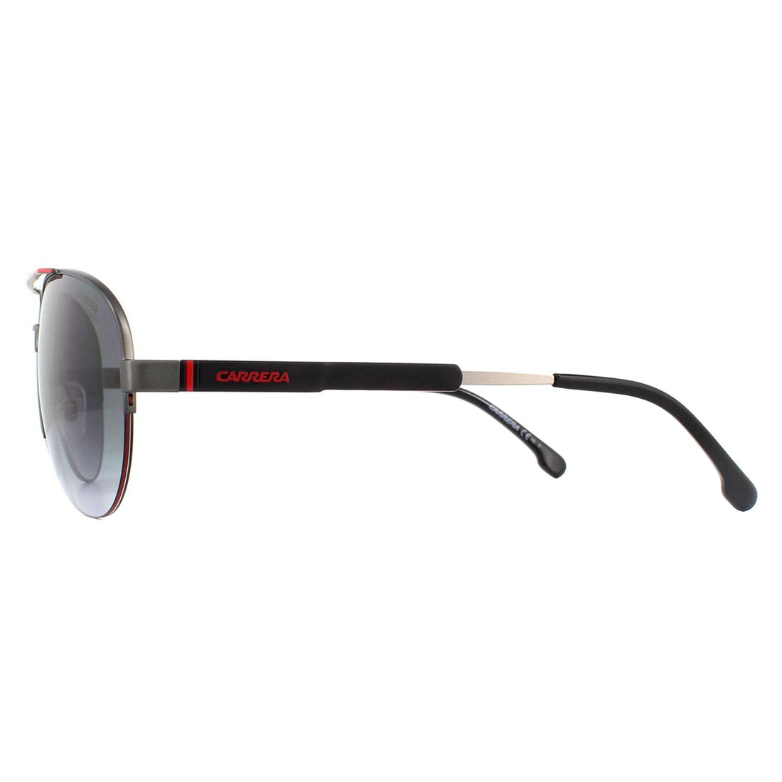 Carrera Sunglasses 8030/S SVK 9O Matte Ruthenium Black Dark Grey Gradient