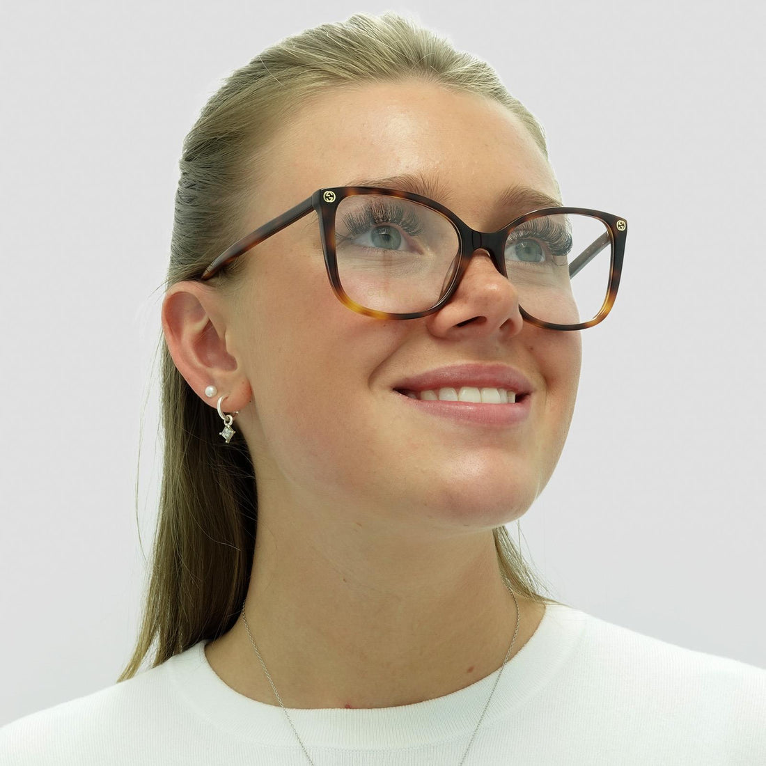 Gucci Glasses Frames GG0026O 002 Havana Women – Discounted Sunglasses