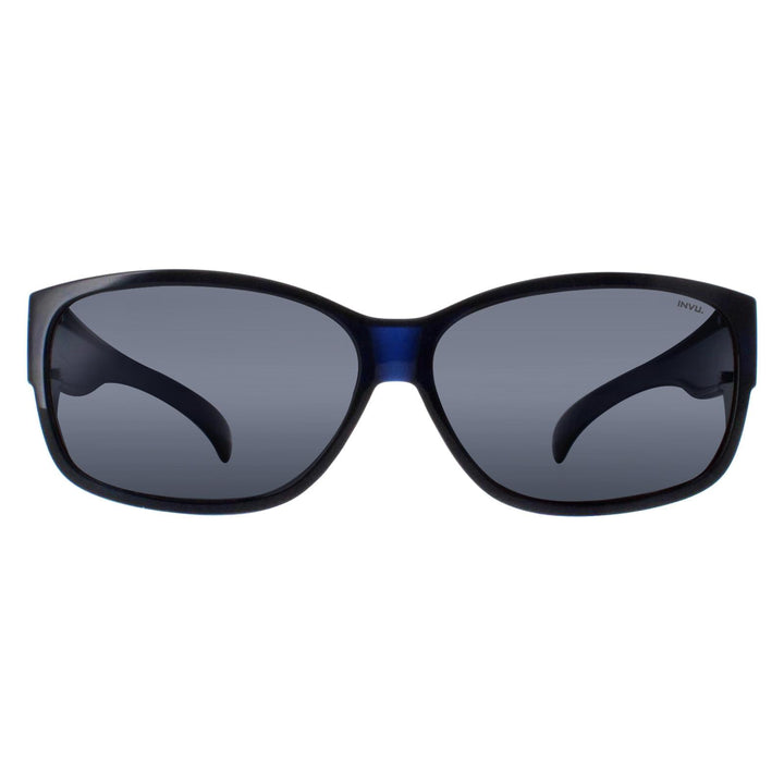 INVU Sunglasses E2401 J Transparent Blue Blue Polarized