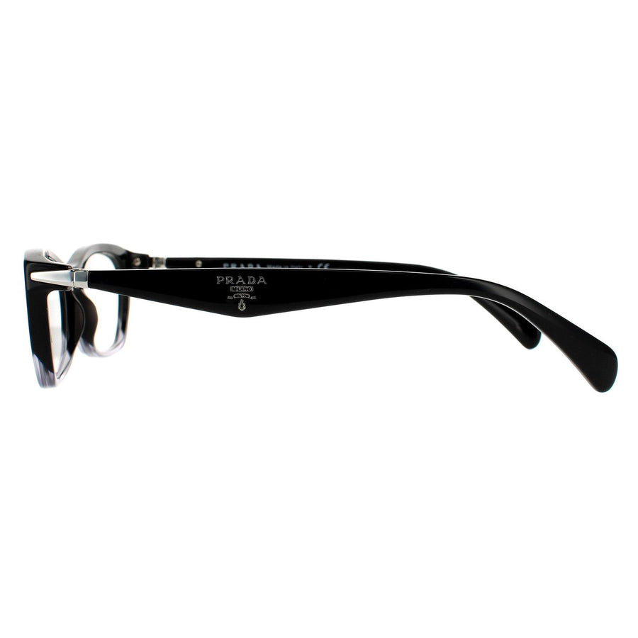 Prada Glasses Frames PR15PV ZYY1O1 Black Gradient Transparent Women