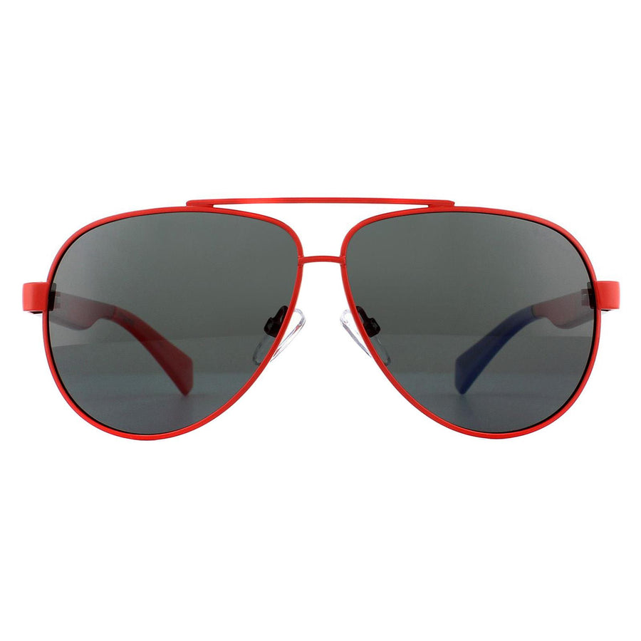 Polaroid Kids PLD 8034/S Sunglasses Red / Grey Polarized