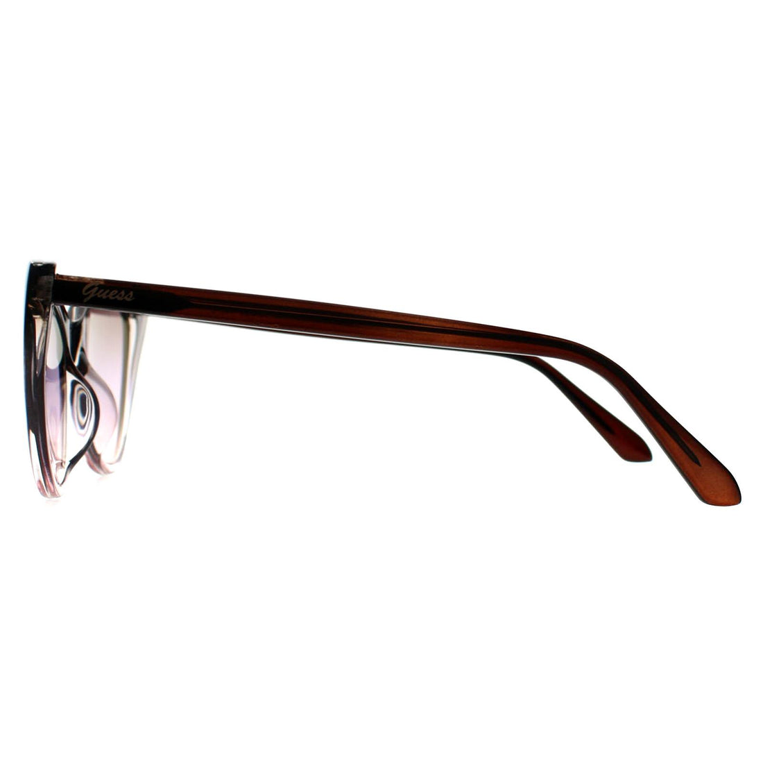 Guess Sunglasses GF6147 92B Brown Purple Fade Gradient Smoke