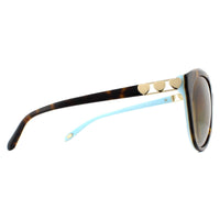 Tiffany Sunglasses TF4133 8134T3 Havana Blue Brown Gradient Polarized