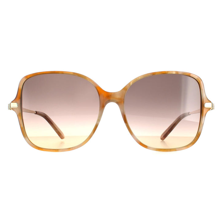 Salvatore Ferragamo Sunglasses SF990SR 218 Blonde Havana Grey Gradient