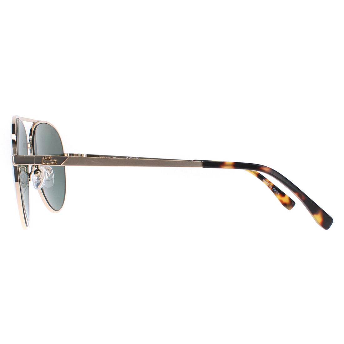 Lacoste Sunglasses L233SP 714 Gold Green Polarized