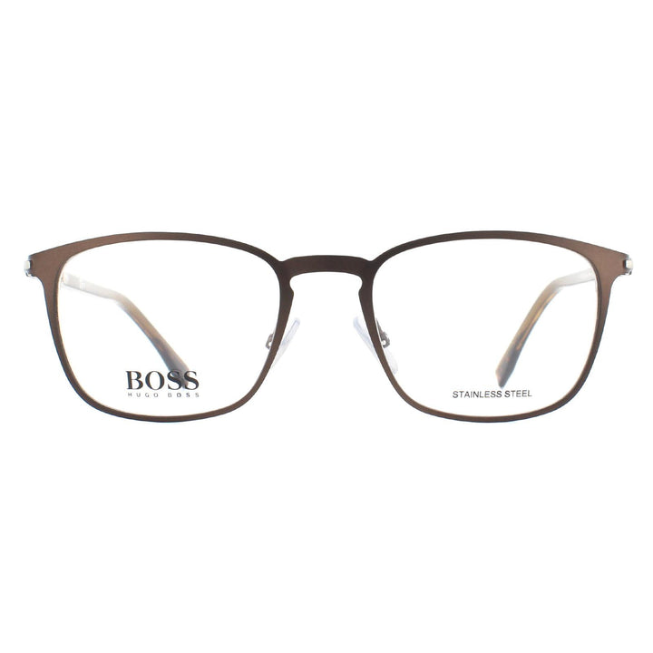 Hugo Boss Glasses Frames BOSS 1043 4IN Matte Brown