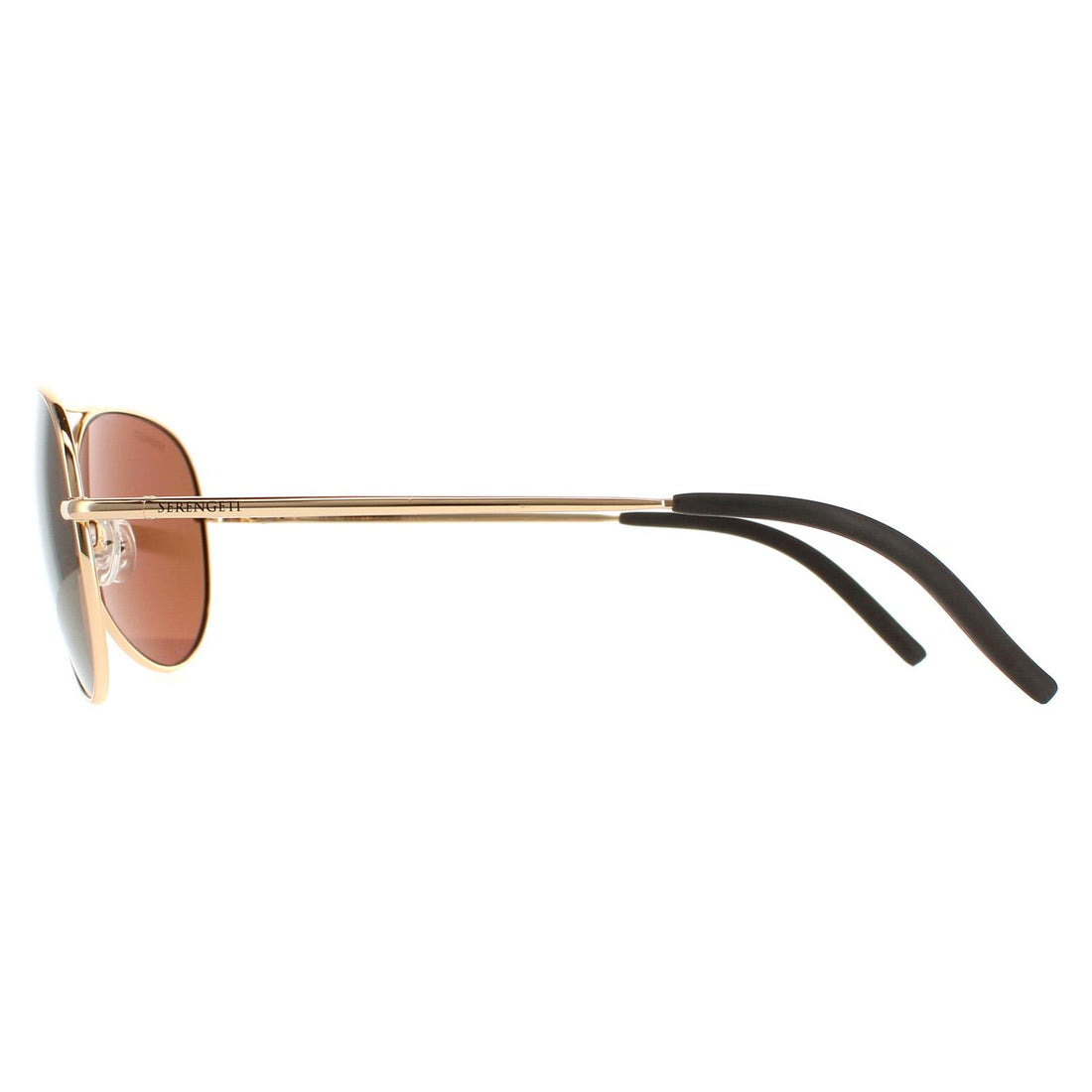 Serengeti Sunglasses Carrara Small 8551 Shiny Bold Gold Polarized
