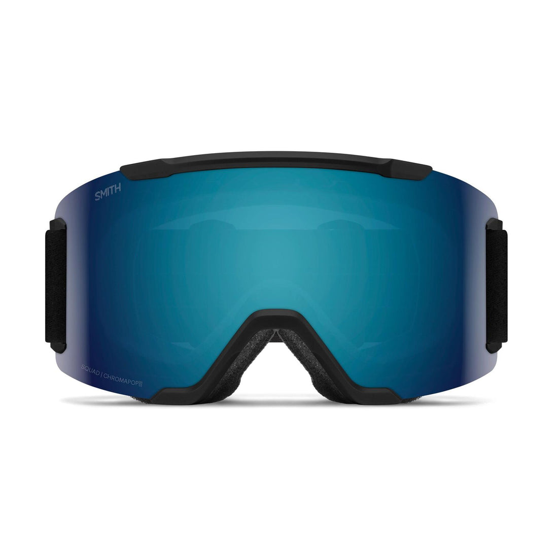 Smith Ski Goggles Squad2 2CP 2QJ 4K Black ChromaPop Sun Blue Mirror & Blue Sensor Mirror
