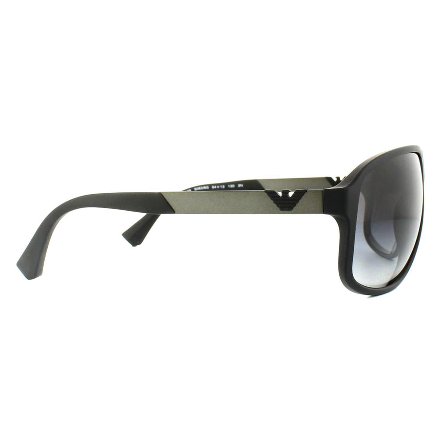 Emporio Armani Sunglasses 4029 50638G Black Rubber Grey Gradient