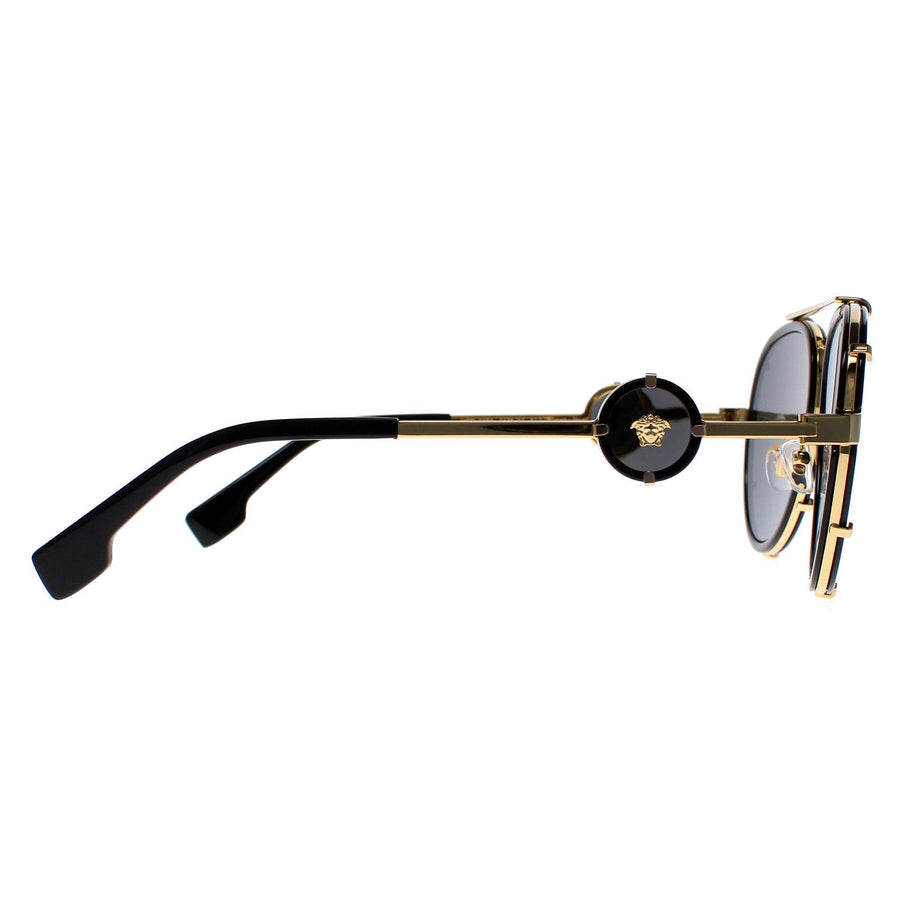 Versace Sunglasses VE2232 143887 Black Dark Grey