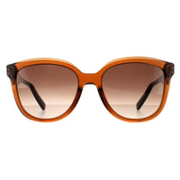Salvatore Ferragamo Sunglasses SF977S 210 Crystal Brown Brown Gradient