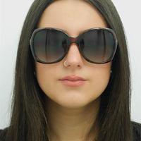 Karen Millen Sunglasses KM5055 102 Havana Grey