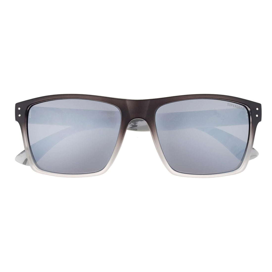 Superdry Sunglasses SDS Kobe 008 Dark Grey Gradient and White Silver Mirror