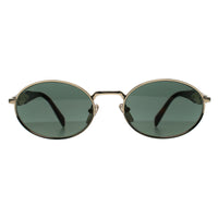 Prada Sunglasses PR65ZS ZVN70L Pale Gold Dark Green
