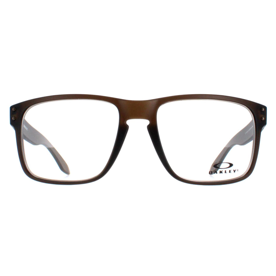 Oakley OX8156 Holbrook Glasses Frames Satin Brown Smoke 56