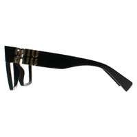 Miu Miu Glasses Frames MU04UV 1AB1O1 Shiny Black Women