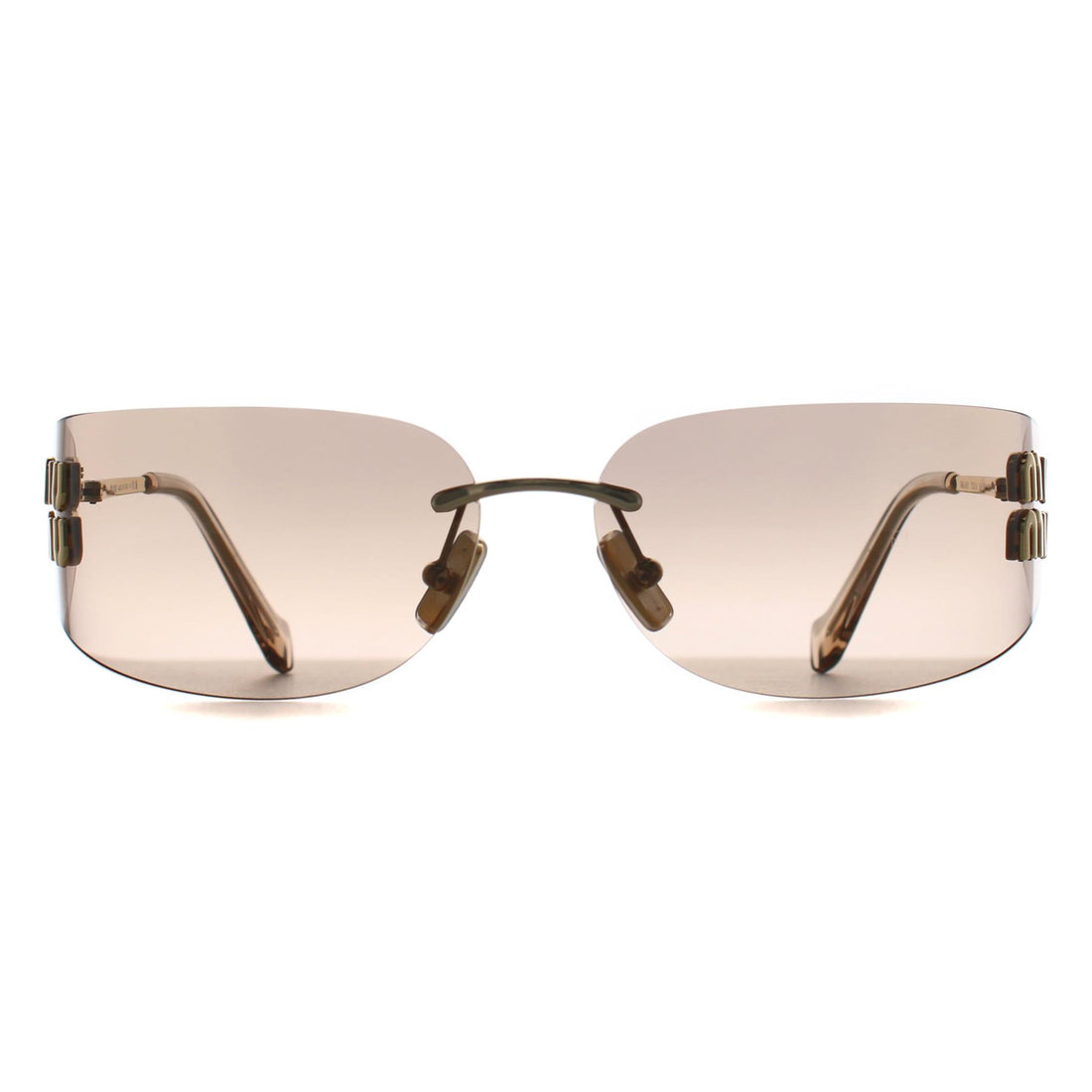 Miu Miu Sunglasses MUA51S 5AK20P Gold Bronze Mirror Gradient