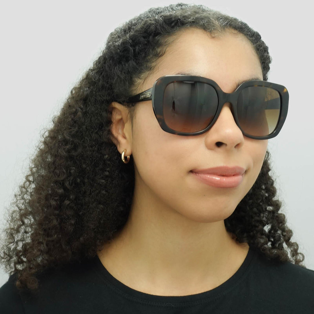 Michael Kors Sunglasses Manhasset MK2140 300613 Dark Tortoise Brown Gradient