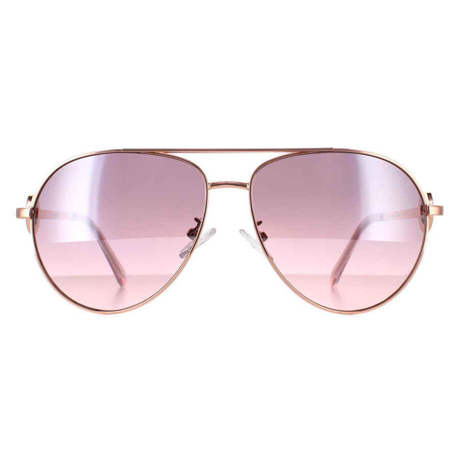 Guess Sunglasses GF3064 28U Rose Gold Brown