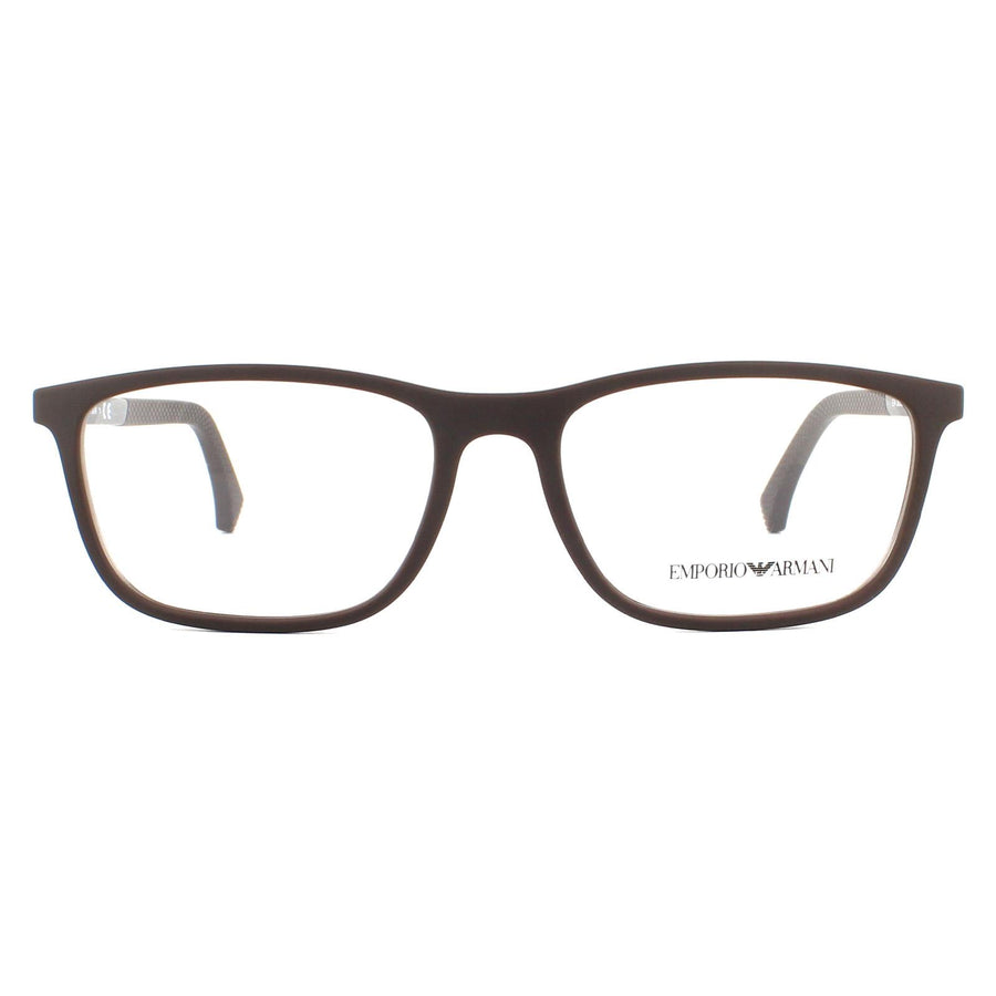 Emporio Armani 3069 Glasses Frames Rubber Brown